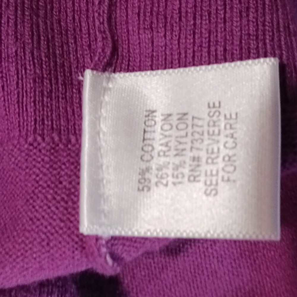 Apt.9 Ruffle Design Button Down Sweater L - image 6